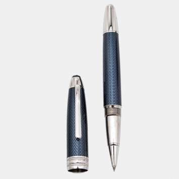 Pre Owned Montblanc Meisterstück Solitaire Blue Hour LeGrand Rollerball Pen