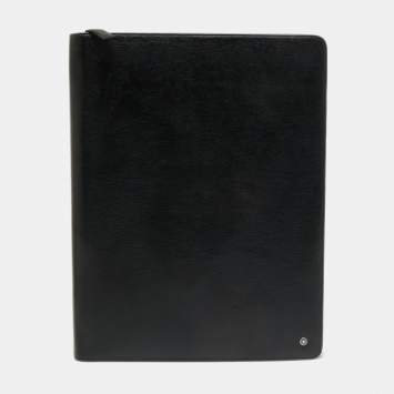 مملوكة مسبقًا Montblanc Black Leather Notepad Holder