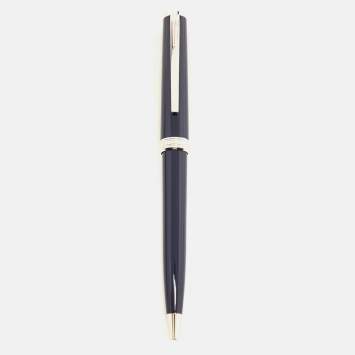 Pre Owned Montblanc PIX Blue Resin Platinum Coated Ballpoint Pen