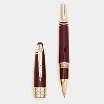 Pre Owned Montblanc Special Edition John F. Kennedy Burgundy Rollerball Pen