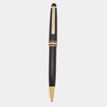 Pre Owned  Montblanc Meisterstuck Pix Black Resin Gold Finish Ballpoint Pen 