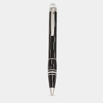 Pre Owned Montblanc StarWalker Lacquer Silver Tone Ballpoint Pen