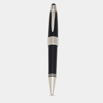 Pre Owned Montblanc John F. Kennedy Special Edition Resin Silver Tone Ballpoint Pen