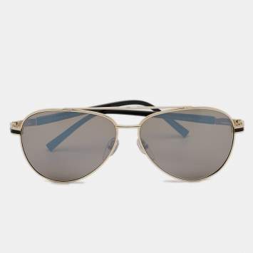 Pre Owned Montblanc Brown MB702S Aviator Sunglasses