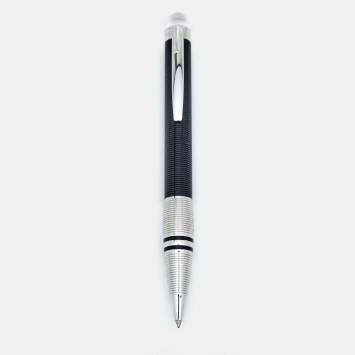 Pre Owned Montblanc Starwalker Resin Silver Tone Ballpoint Pen