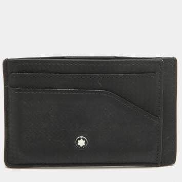 Pre Owned Montblanc Black Leather Extreme 2.0 Card Holder