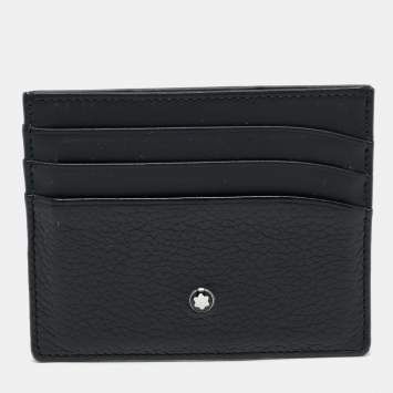 Montblanc Black Leather Meisterstuck Card Holder