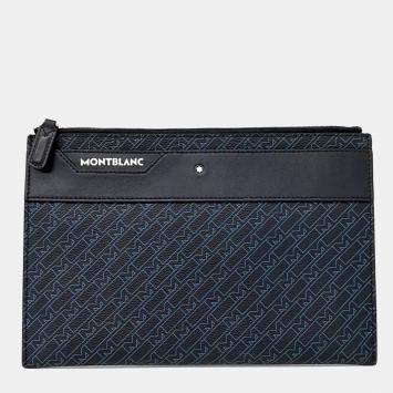 مملوكة مسبقًا Montblanc Black Canvas clutch