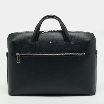 مملوكة مسبقًا Montblanc Meisterstuck 4810 Black Leather Briefcase