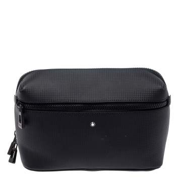 Pre Owned Montblanc Black Leather Extreme 2.0 Clutch