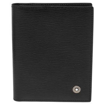 Pre Owned Montblanc Black Leather Card Holder