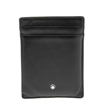 Pre Owned Montblanc Black Leather Card Holder