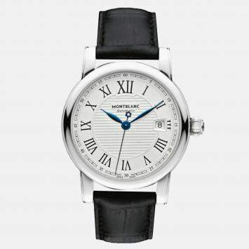 Pre Owned Montblanc Star 107114 Automatic Silver Stainless Steel Men's Wristwatch 39 mm