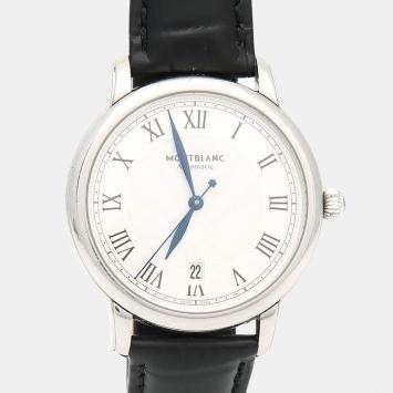 Pre Owned Montblanc Star Legacy Automatic Stainless Steel Men's Wristwatch 39 mm