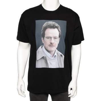 Pre Owned  NEIGHBORHOOD X Breaking Bad Black Cotton Mr. White Printed T-Shirt L