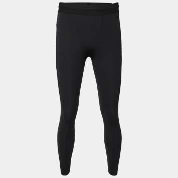 Pre Owned Nike Black Jersey Tight Fit Yoga Pants M
