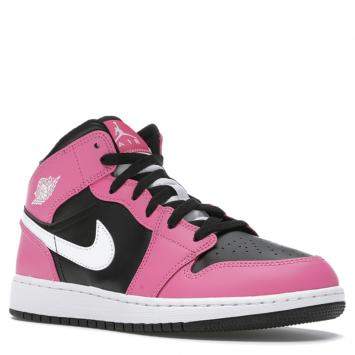 Pre Owned Nike Jordan 1 Mid Pinksicle Sneakers Size 38.5