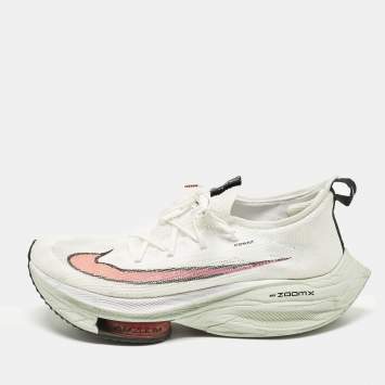 مملوكة مسبقًا Nike Air Zoom Alpha Size 44.5 White Mesh Next% Watermelon Low Top Sneakers