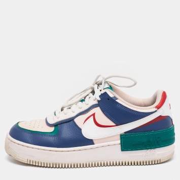 Pre Owned Nike Air Force 1 Shadow 'Mystic Multicolor Leather Low Top Sneakers Size 41
