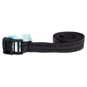 Pre Owned Off-White Black Nylon Classic Industrial Belt 200CM
