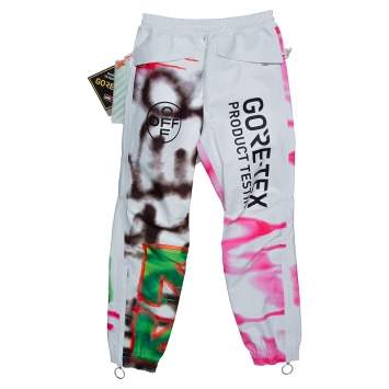 Pre Owned Off-White Multicolor Graffiti Print Goretex Pants XXS