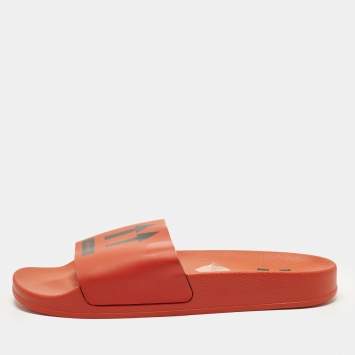 مملوكة مسبقًا Off-White Double Arrow Size 43 Red Rubber Pool Slides
