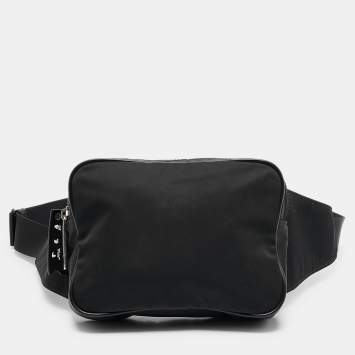 Pre Owned Off-White Black Nylon Arrow Tuc Belt Bag