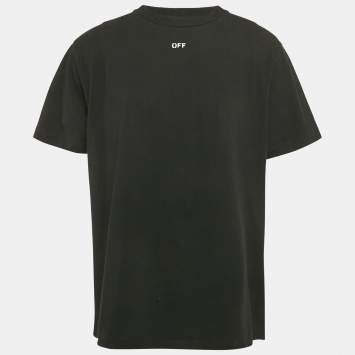 Off-White Black Arrow Print Jersey Crewneck T-Shirt S