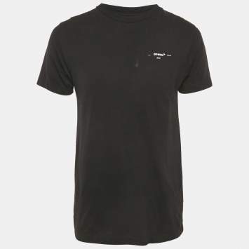 ★Off-White★ Caravaggio Crowning Short Sleeve T-Shirt Black Off-White Caravaggio Crowning Skate Tee /White - Black