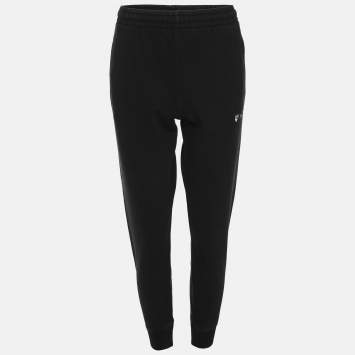 Pre Owned Off-White Black Jersey Track Pants S