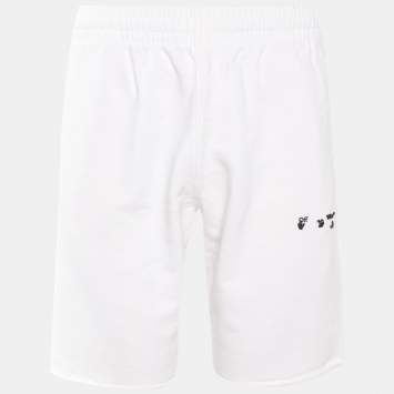 مملوكة مسبقًا شو�رت أوف وايت قطن أبيض مقاس صغير (سمول)