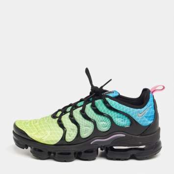 Pre Owned Off white x Nike Aurora Green/Blue Fabric  Air VaporMax Sneakers Size 44