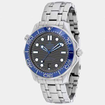 Pre Owned Omega Seamaster O21030422006001 Automatic Grey Stainless Steel Men's Wristwatch 42 mm