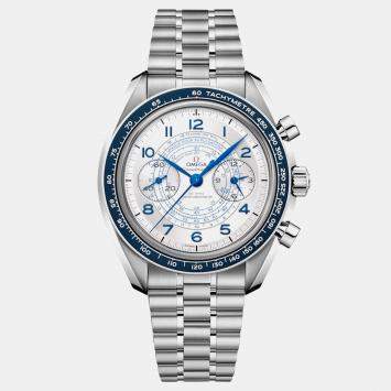 Pre Owned Omega Speedmaster 329.32.43.51.02.001 White Stainless Steel Manual winding Men Wristwatch 43mm