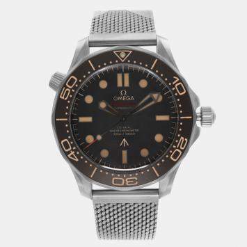 Pre Owned Omega Brown Titanium Seamaster 210.90.42.20.01.001 Automatic Men's Wristwatch 42 mm