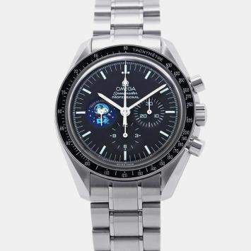 Pre Owned Omega Black Stainless Steel Speedmaster Professional 3578.51.00 Manual Winding Men's Wristwatch 42mm