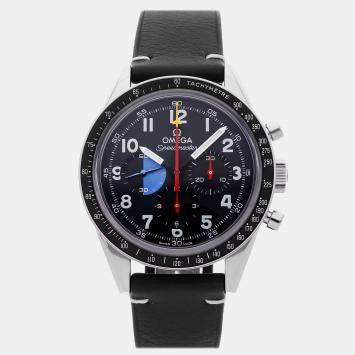 Pre Owned Omega Speedmaster Moonwatch 10th Anniversary Hodinkee Limited Edition 311.32.40.30.06.001 Manual Winding Black Stainless Steel Men's Wristwatch 40mm