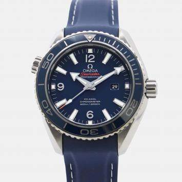 Omega Seamaster Planet Ocean 232.92.38.20.03.001 Automatic Blue Stainless Steel Men's Wristwatch 37.5 mm