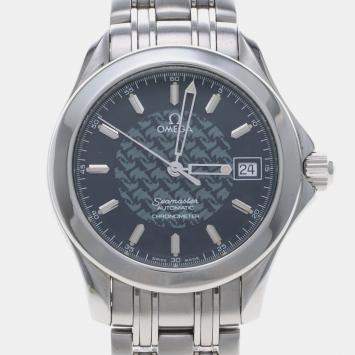 Pre Owned Omega Seamaster Automatic Stainless Steel Men's Wristwatch 36 mm