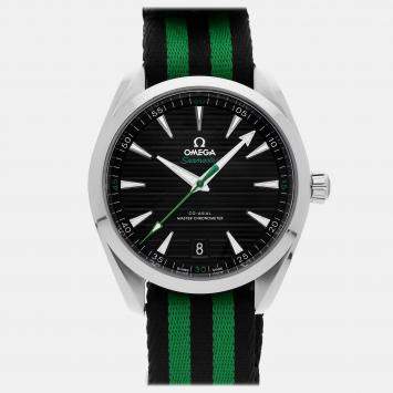 Pre Owned Omega Seamaster Aqua Terra 220.12.41.21.01.002 Automatic Black Stainless Steel Men’s Wristwatch 41 mm