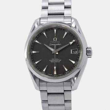 Pre Owned ساعة يد رجالية أوميغا سيماستر أكوا تيرا 231.10.39.21.01.001 أوتوماتيكية رمادية ستانلس ستيل 38.5 مم