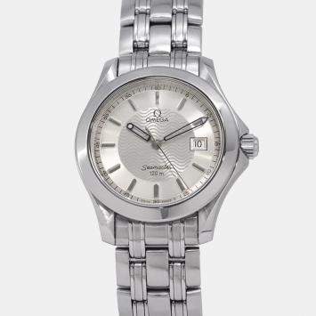 Pre Owned Omega  Seamaster 2511.31 Quartz Silver Stainless Steel Men's Wristwatch 36 mm