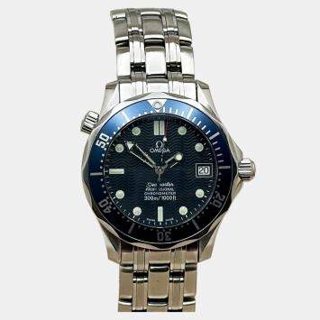 Pre Owned Omega Seamaster 2551.80 Automatic Stainless Steel Men's Wristwatch 36 mm