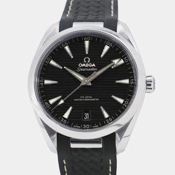 Pre Owned Omega Seamaster Aqua Terra 220.12.41.21.01.001 Automatic Black Stainless Steel Men's Wristwatch 41 mm
