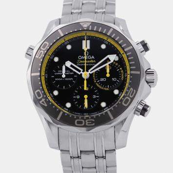 Pre Owned Omega Seamaster 212.30.44.50.01.002 Automatic Black Stainless Steel Men's Wristwatch 44 mm