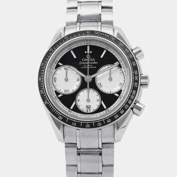 Pre Owned Omega Speedmaster 326.30.40.50.01.002 Automatic Black Stainless Steel Men's Wristwatch 40 mm