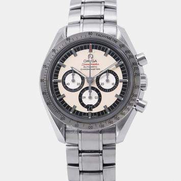 Pre Owned Omega Speedmaster Racing 3506.31 Automatic White Stainless Steel Men's Wristwatch 42 mm