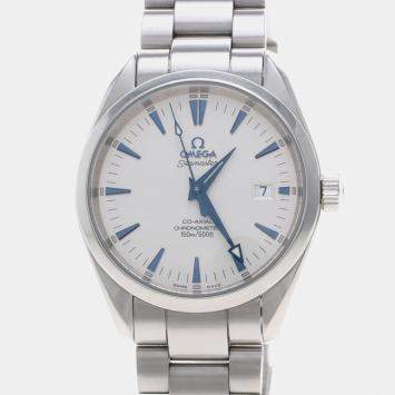 Pre Owned Omega Seamaster Aqua Terra Automatic Stainless Steel Men's Wristwatch 39mm