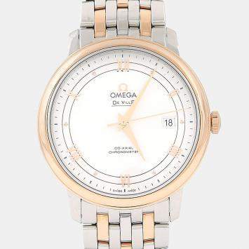 مملوكة مسبقًا ساعة يد رجالية أوميغا دي فيل بريستيج 424.20.40 أوتوماتيكية ستانلس ستيل 39.5 مم