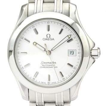 Pre Owned Omega Silver Stainless Steel Seamaster 2501.21 Automatic Men's Wristwatch 36 MM